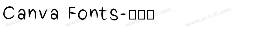 Canva Fonts字体转换